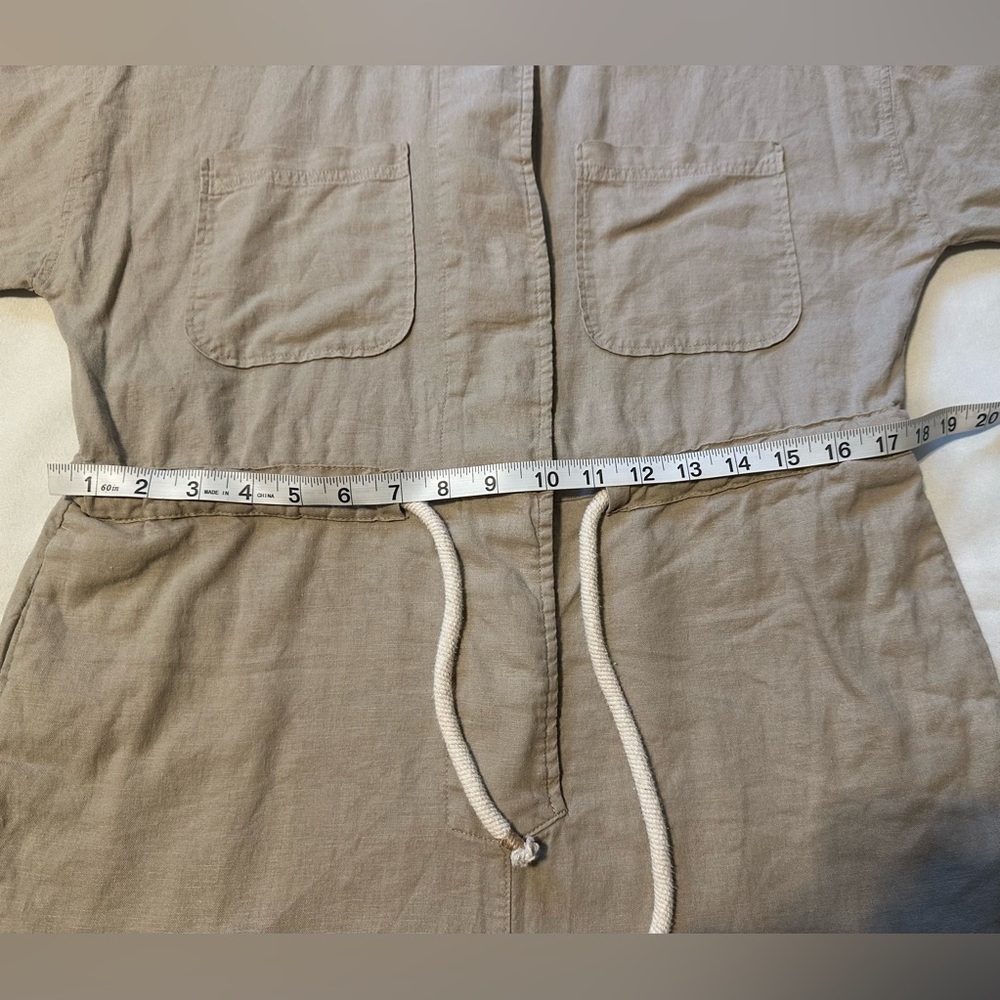 Mango Beige Short-Sleeve Romper - Picture 9 of 15